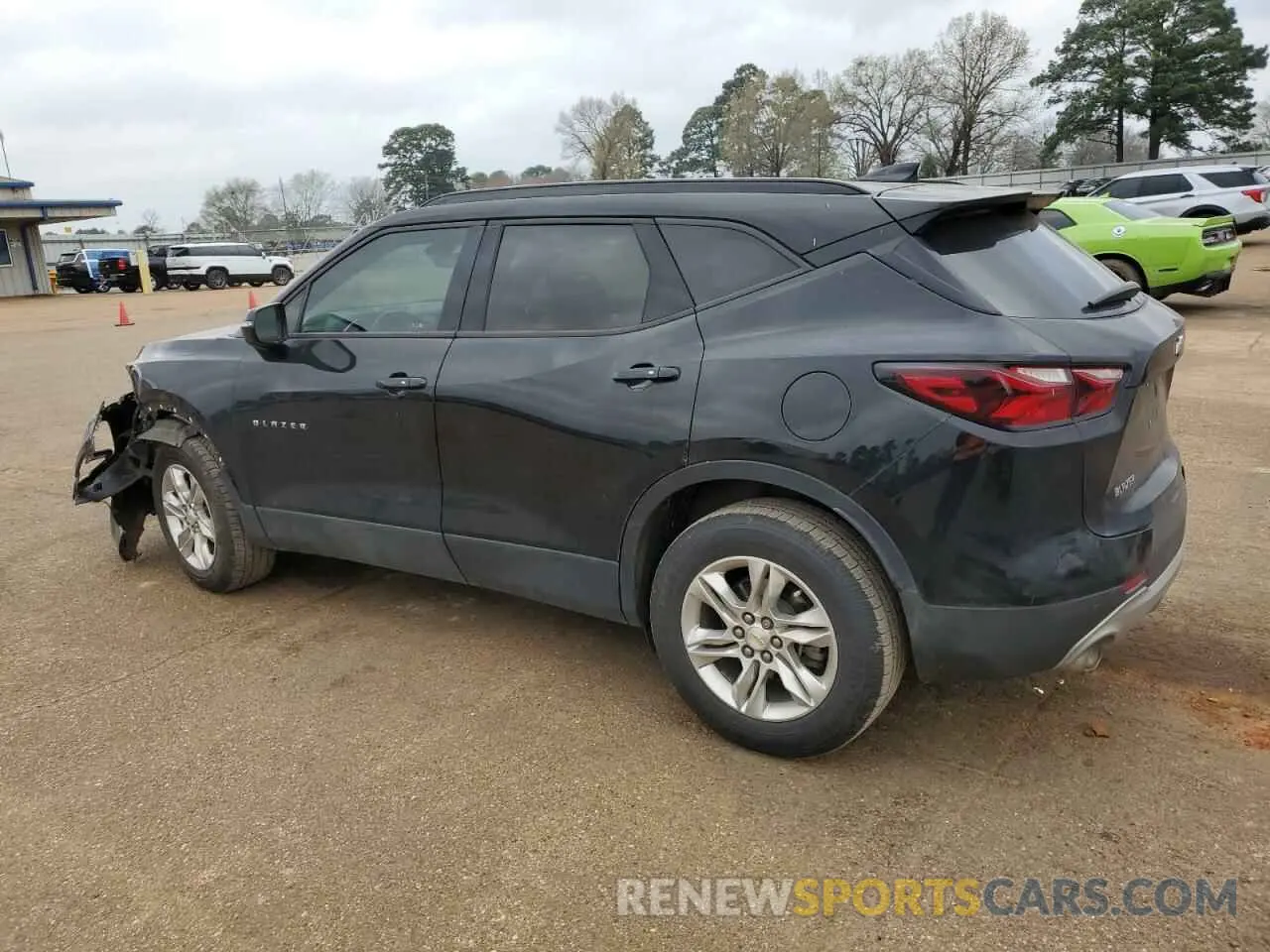 2 Photograph of a damaged car 3GNKBDRS9KS591771 CHEVROLET BLAZER 2019