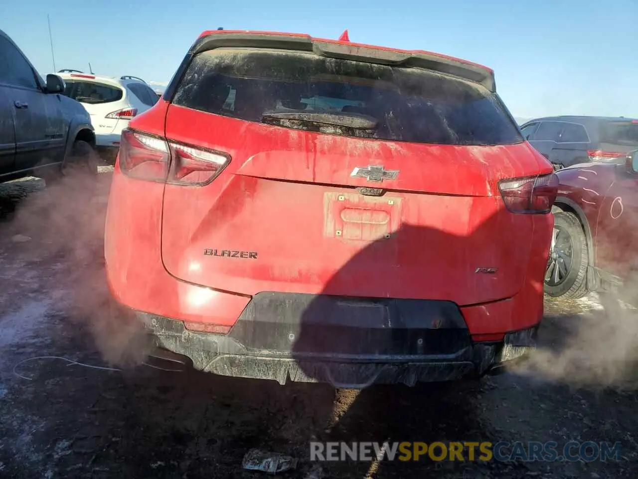 6 Photograph of a damaged car 3GNKBERS1KS703758 CHEVROLET BLAZER 2019