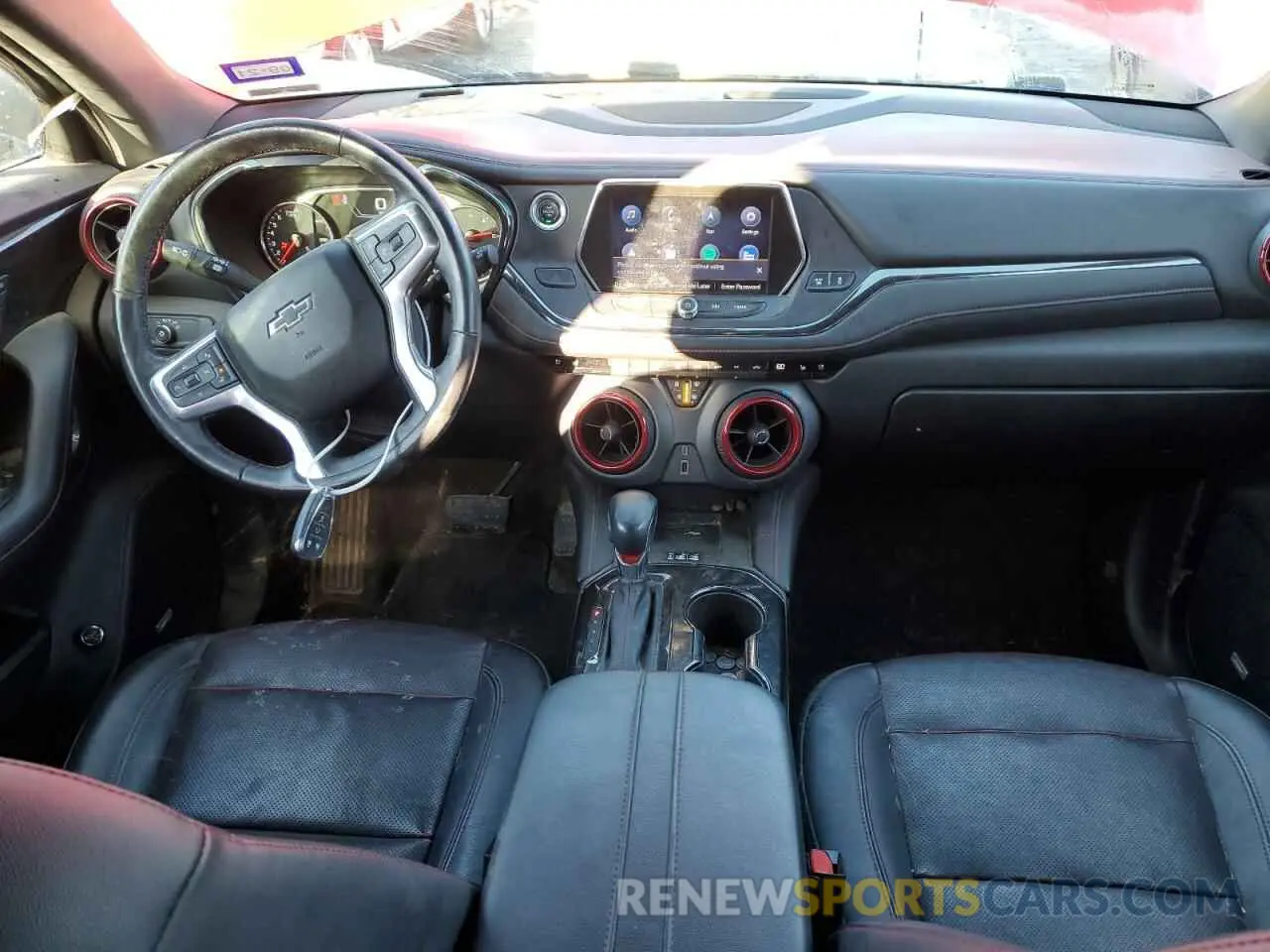 8 Photograph of a damaged car 3GNKBERS1KS703758 CHEVROLET BLAZER 2019