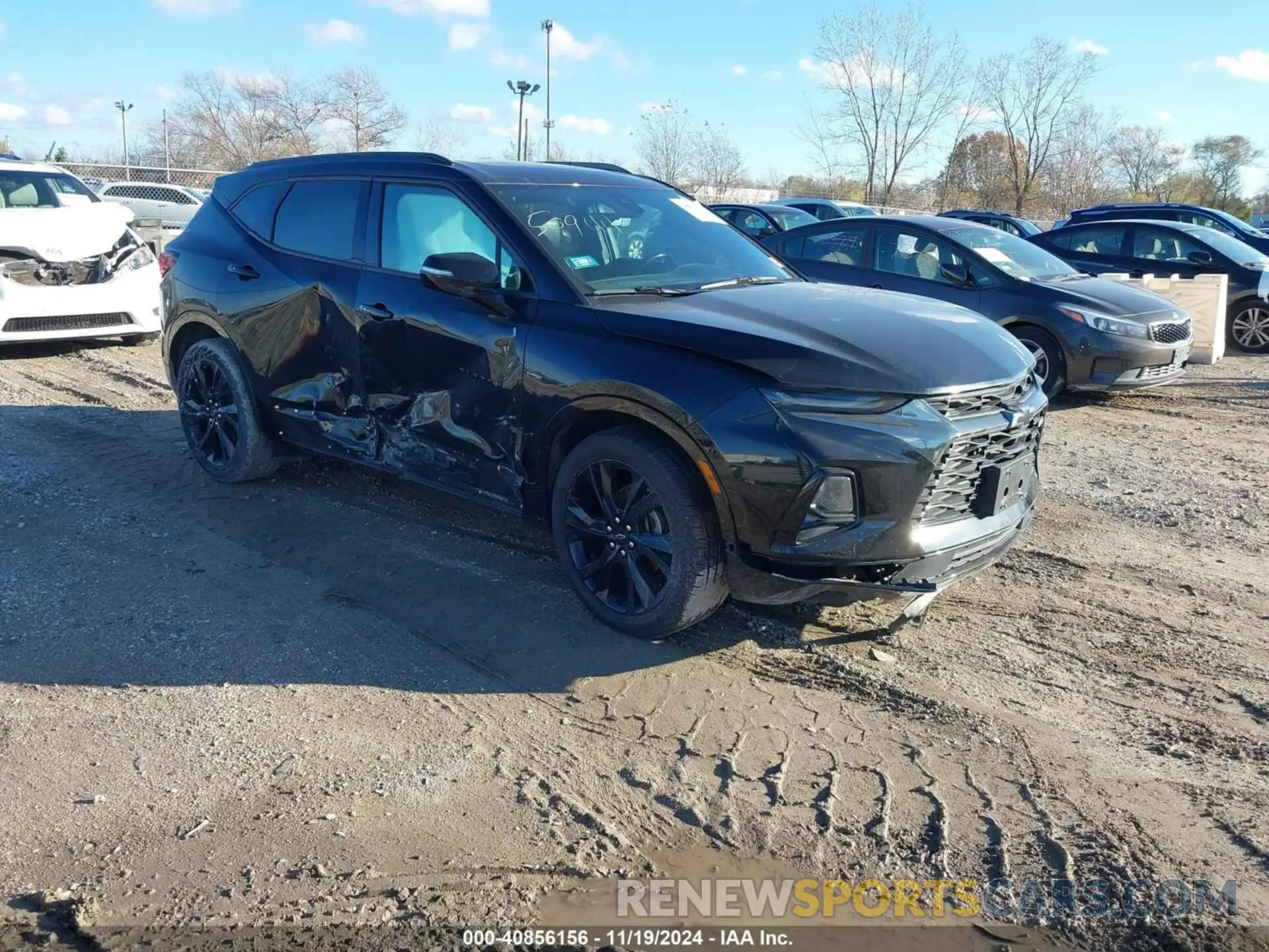 1 Photograph of a damaged car 3GNKBERS2KS694858 CHEVROLET BLAZER 2019