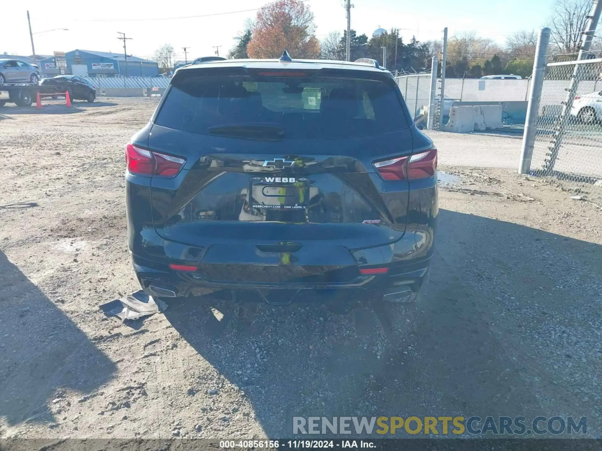 16 Photograph of a damaged car 3GNKBERS2KS694858 CHEVROLET BLAZER 2019