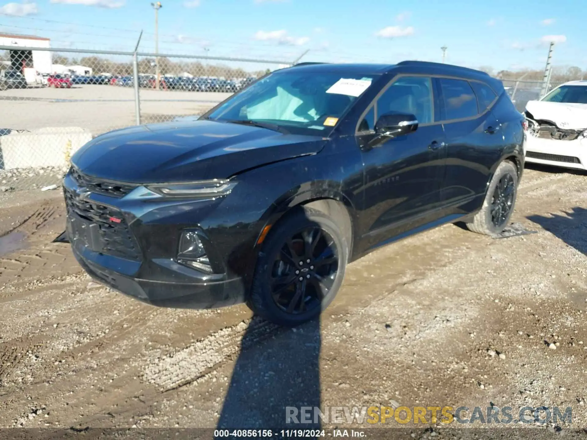 2 Photograph of a damaged car 3GNKBERS2KS694858 CHEVROLET BLAZER 2019
