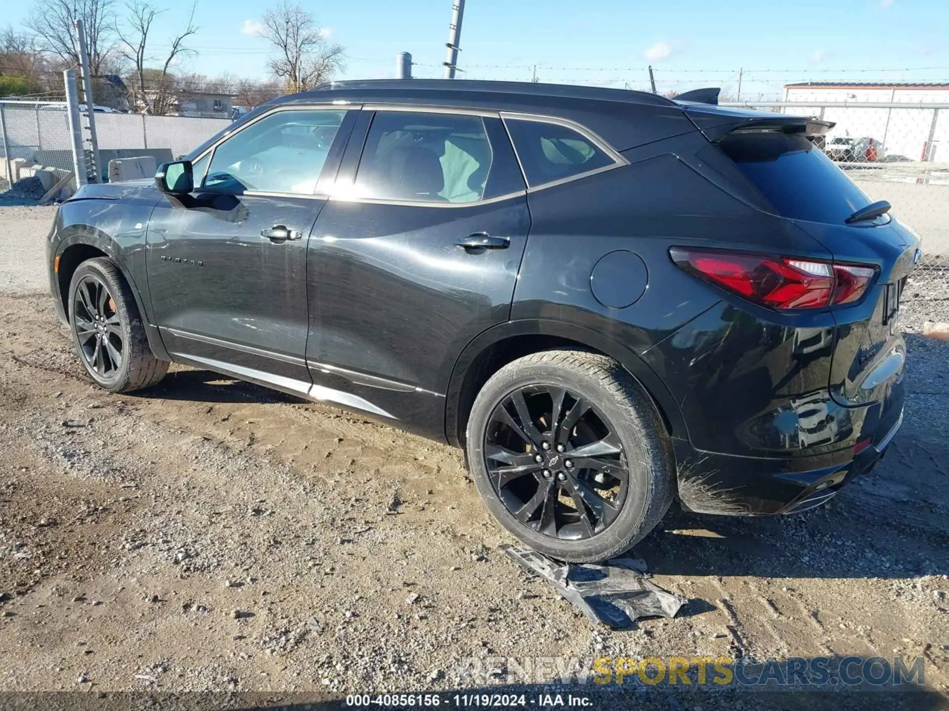 3 Photograph of a damaged car 3GNKBERS2KS694858 CHEVROLET BLAZER 2019