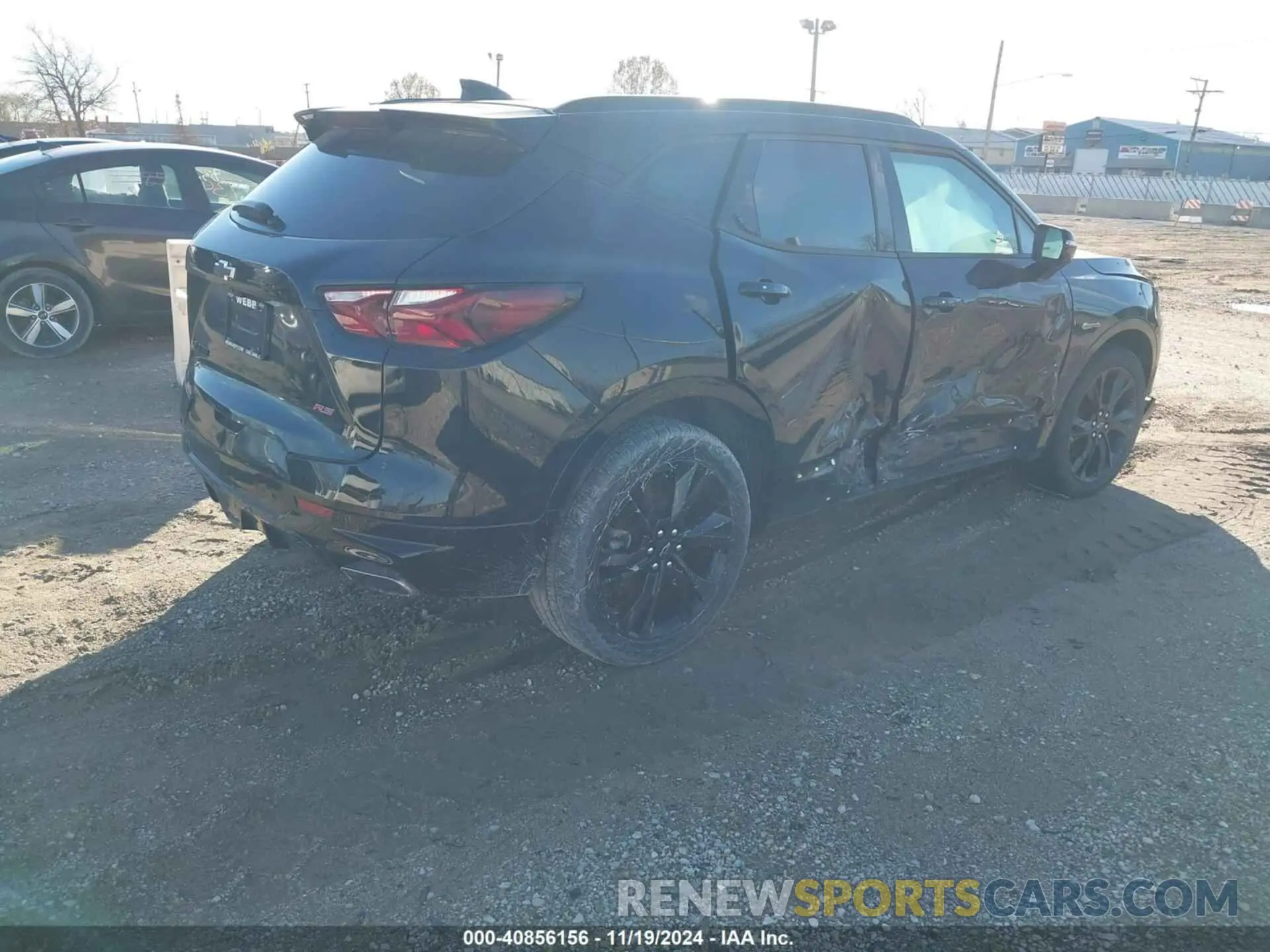 4 Photograph of a damaged car 3GNKBERS2KS694858 CHEVROLET BLAZER 2019