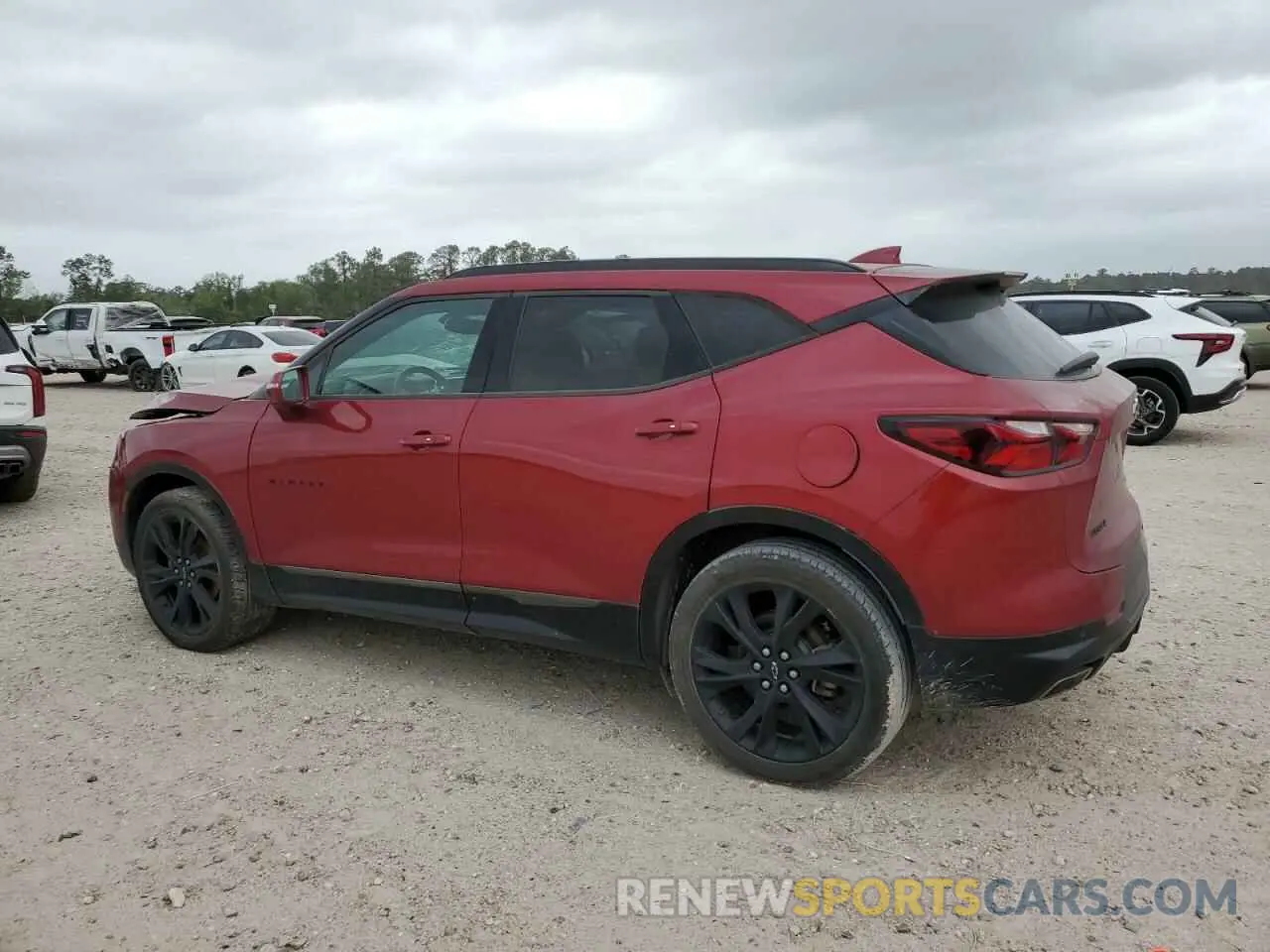 2 Photograph of a damaged car 3GNKBERS5KS681604 CHEVROLET BLAZER 2019