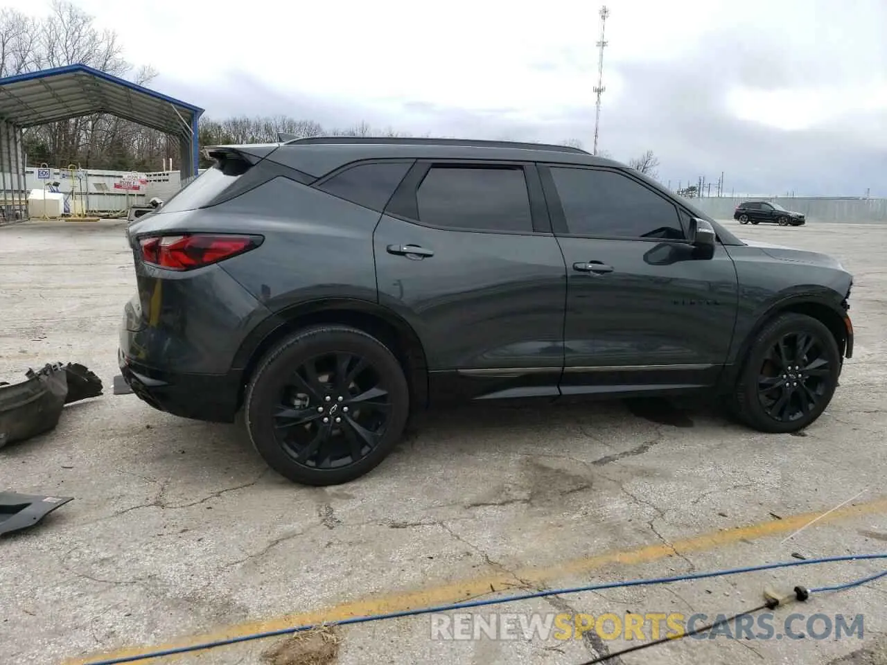3 Photograph of a damaged car 3GNKBERS5KS700815 CHEVROLET BLAZER 2019