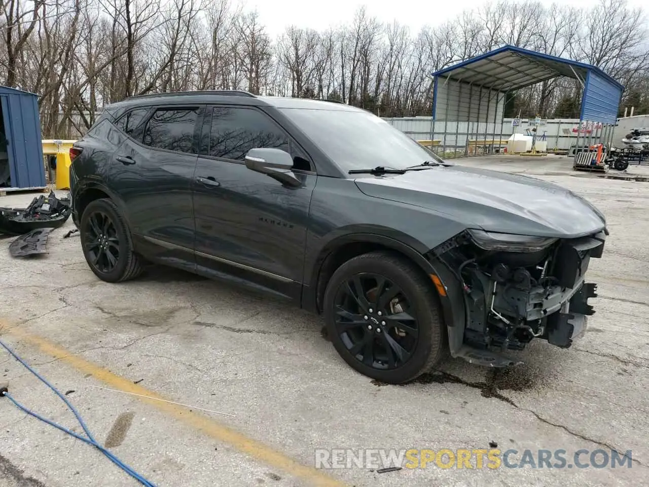 4 Photograph of a damaged car 3GNKBERS5KS700815 CHEVROLET BLAZER 2019