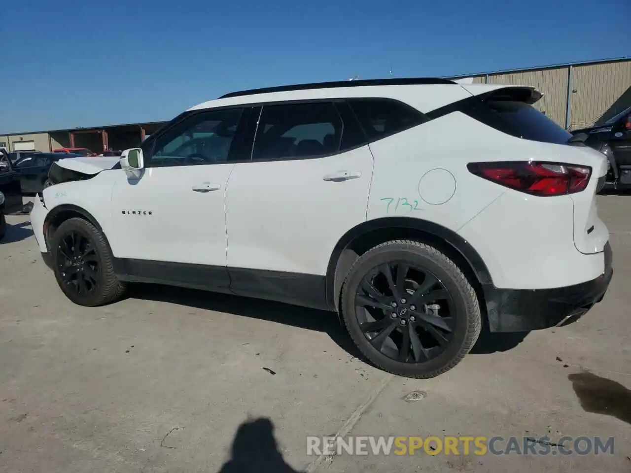 2 Photograph of a damaged car 3GNKBERS5KS701625 CHEVROLET BLAZER 2019