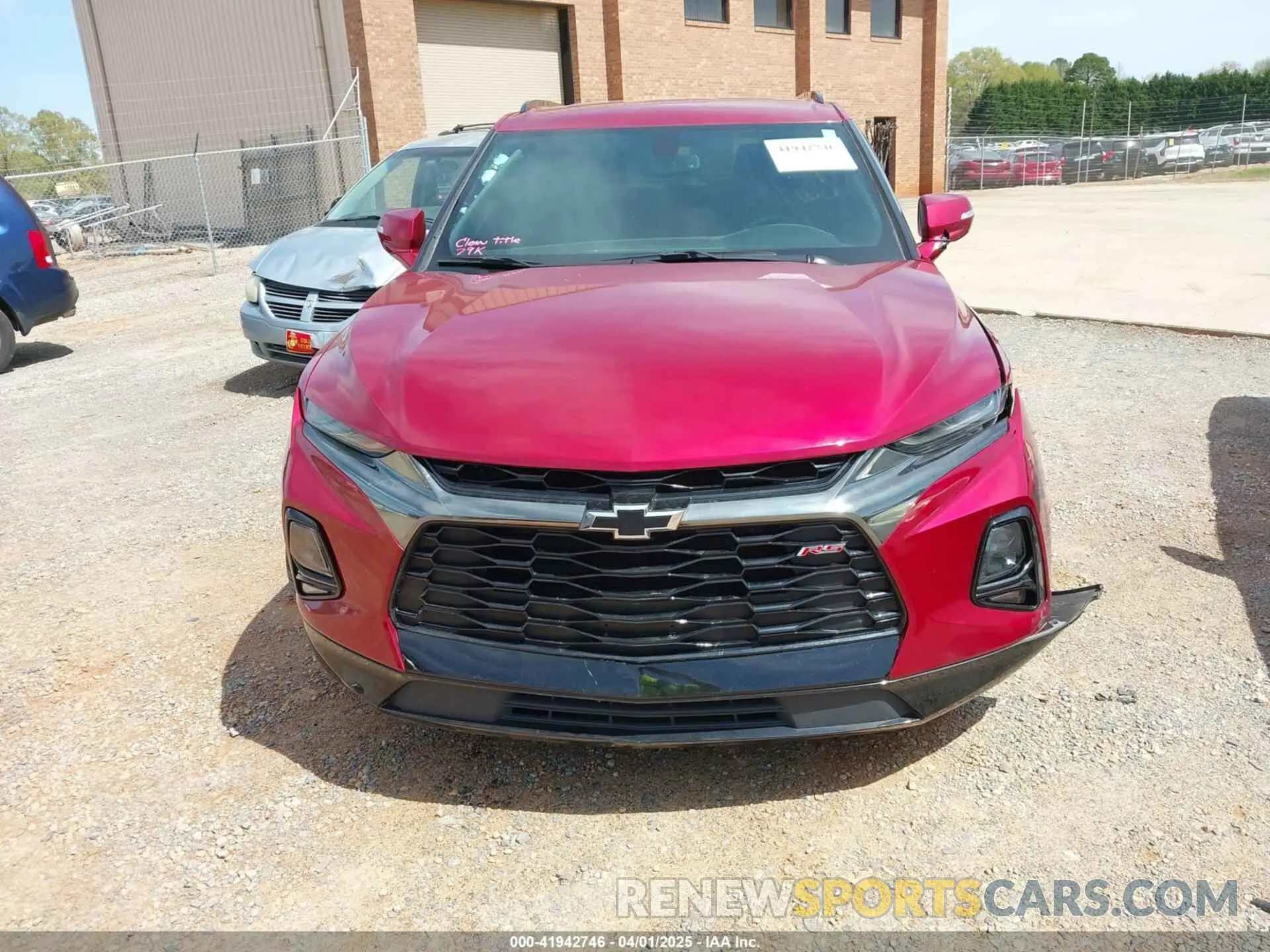 12 Photograph of a damaged car 3GNKBERS5KS703889 CHEVROLET BLAZER 2019