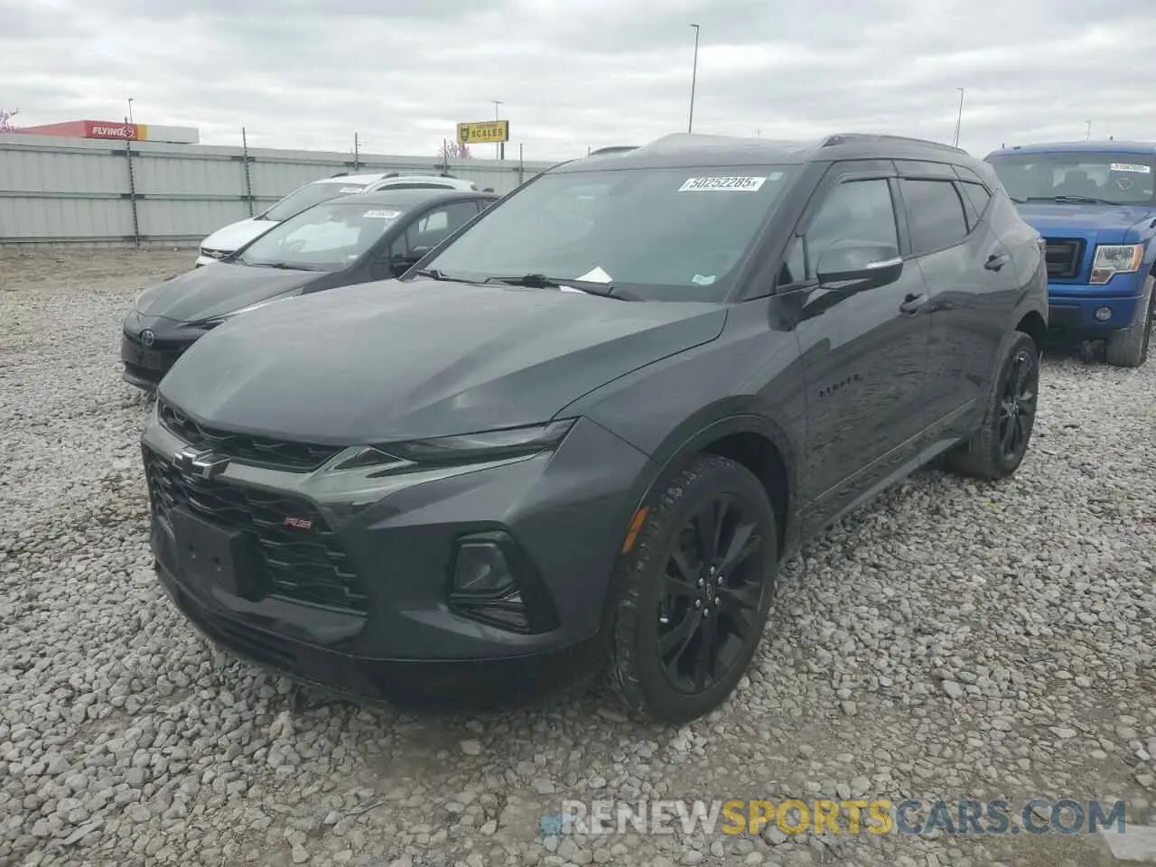1 Photograph of a damaged car 3GNKBERS6KS701245 CHEVROLET BLAZER 2019