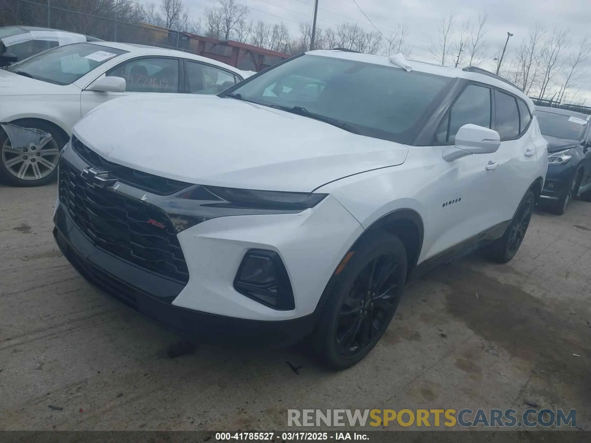 2 Photograph of a damaged car 3GNKBERS7KS686187 CHEVROLET BLAZER 2019