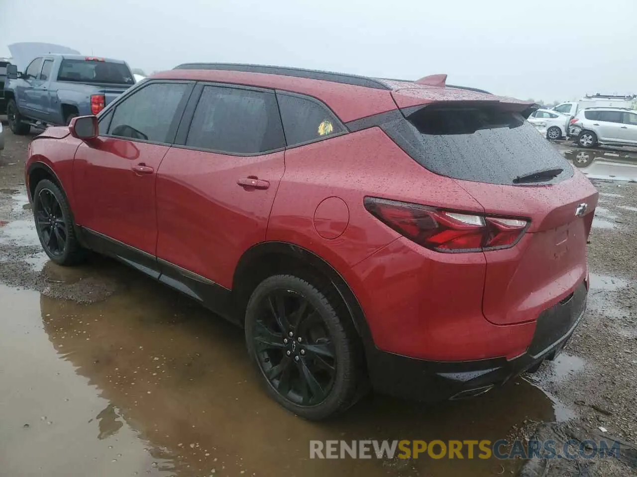 2 Photograph of a damaged car 3GNKBERS9KS570361 CHEVROLET BLAZER 2019