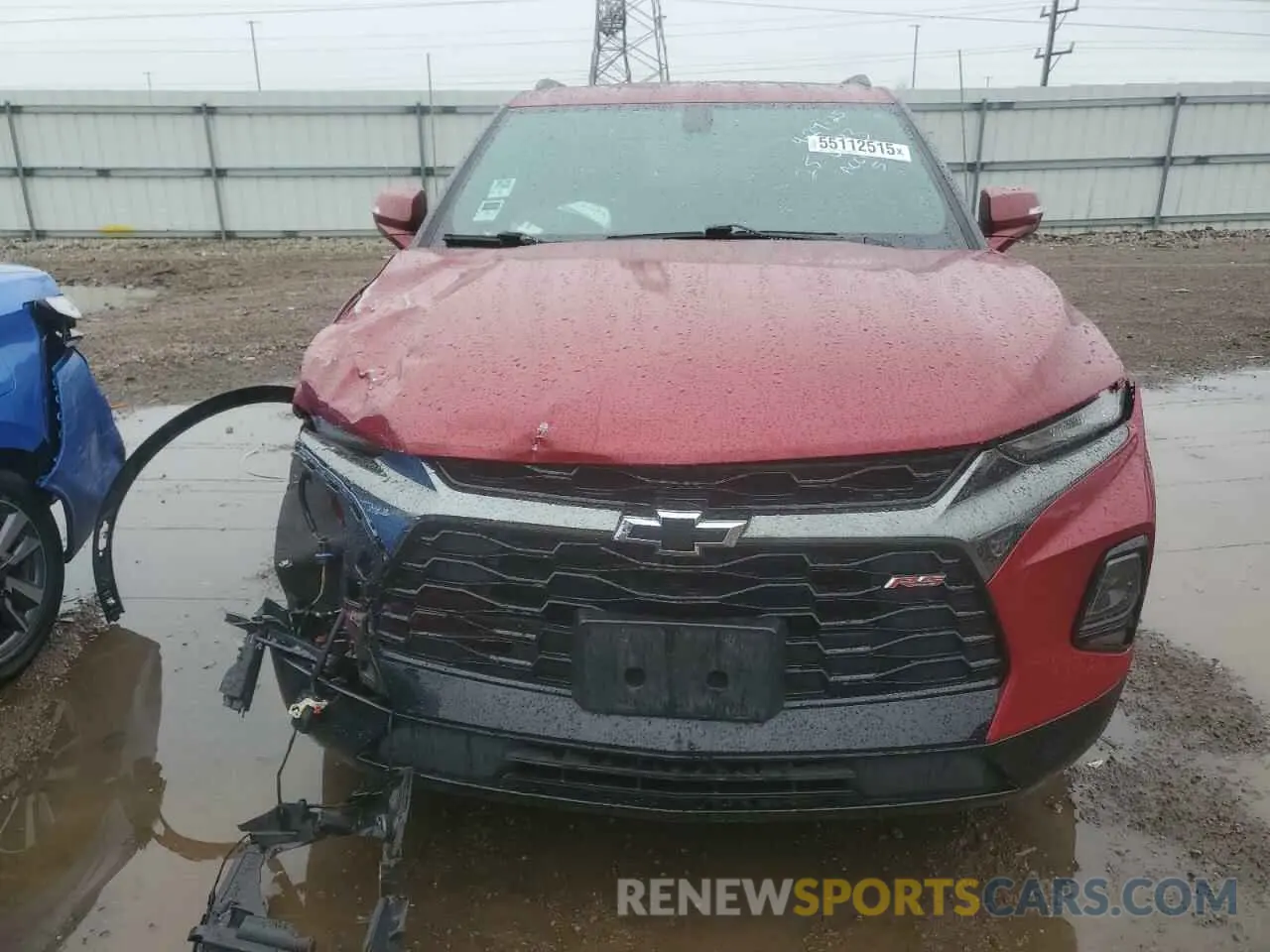 5 Photograph of a damaged car 3GNKBERS9KS570361 CHEVROLET BLAZER 2019