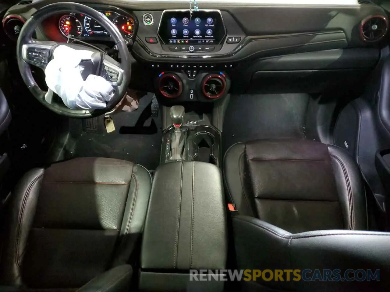 8 Photograph of a damaged car 3GNKBERSXKS697832 CHEVROLET BLAZER 2019