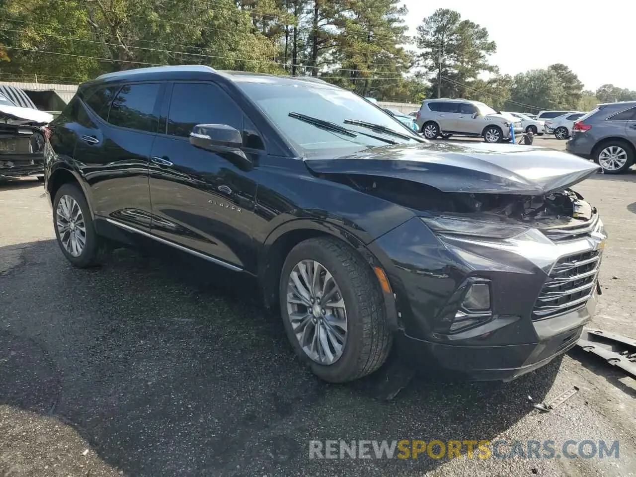 4 Photograph of a damaged car 3GNKBFRS4KS690347 CHEVROLET BLAZER 2019