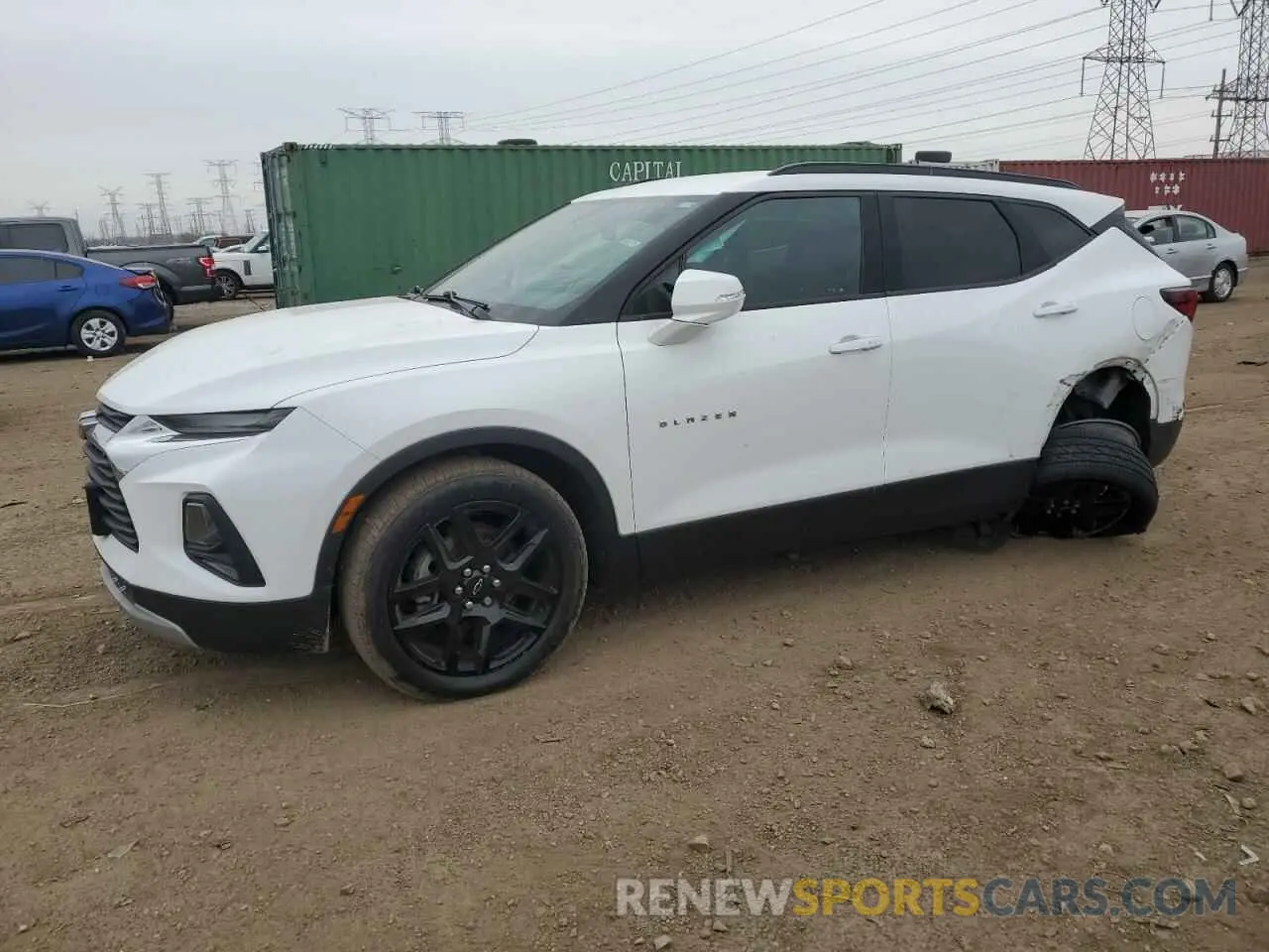 1 Photograph of a damaged car 3GNKBGRS5KS650445 CHEVROLET BLAZER 2019