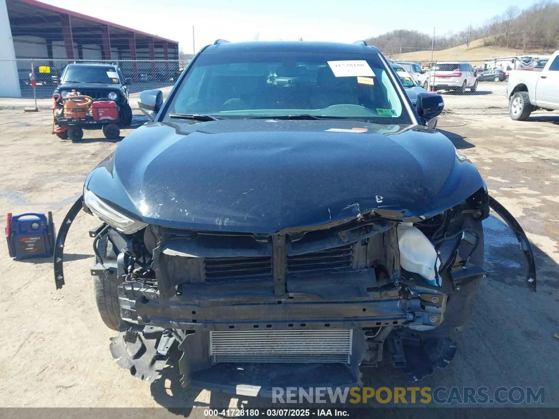 13 Photograph of a damaged car 3GNKBGRS7KS613218 CHEVROLET BLAZER 2019