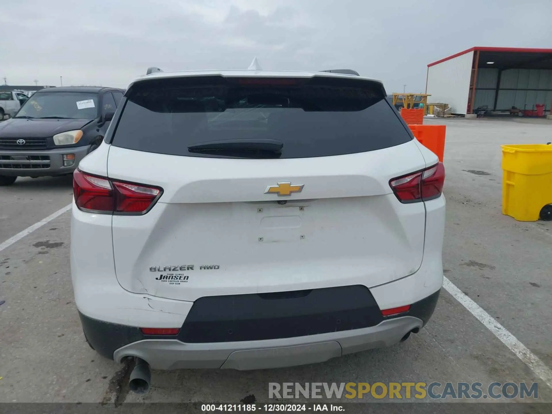 16 Photograph of a damaged car 3GNKBGRS7KS647577 CHEVROLET BLAZER 2019