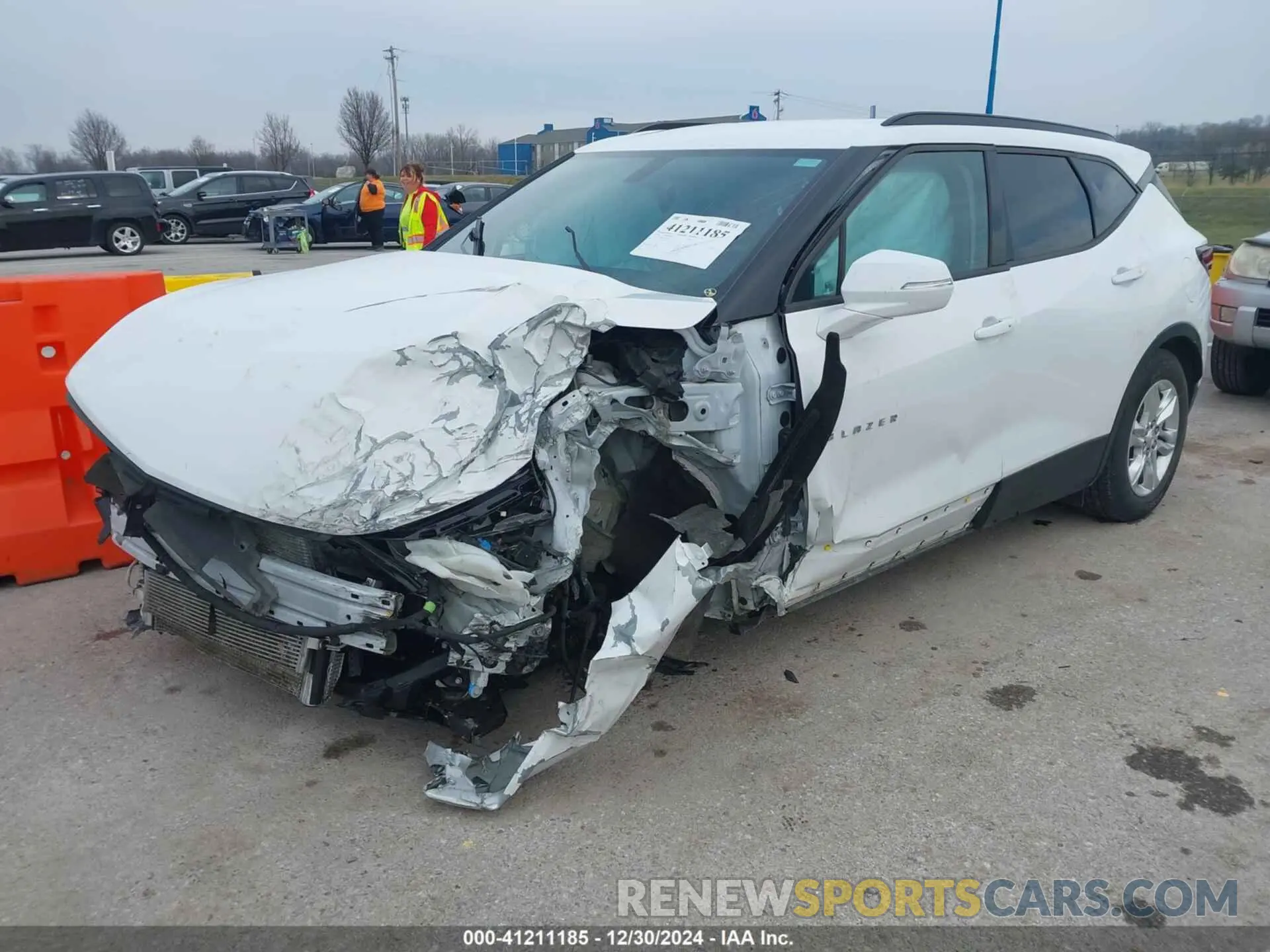 2 Photograph of a damaged car 3GNKBGRS7KS647577 CHEVROLET BLAZER 2019