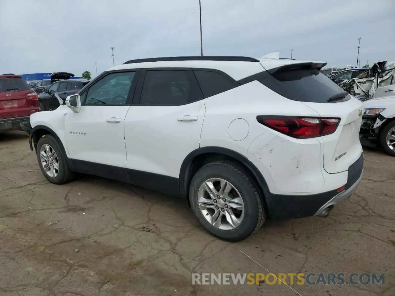 2 Photograph of a damaged car 3GNKBGRS8KS574574 CHEVROLET BLAZER 2019