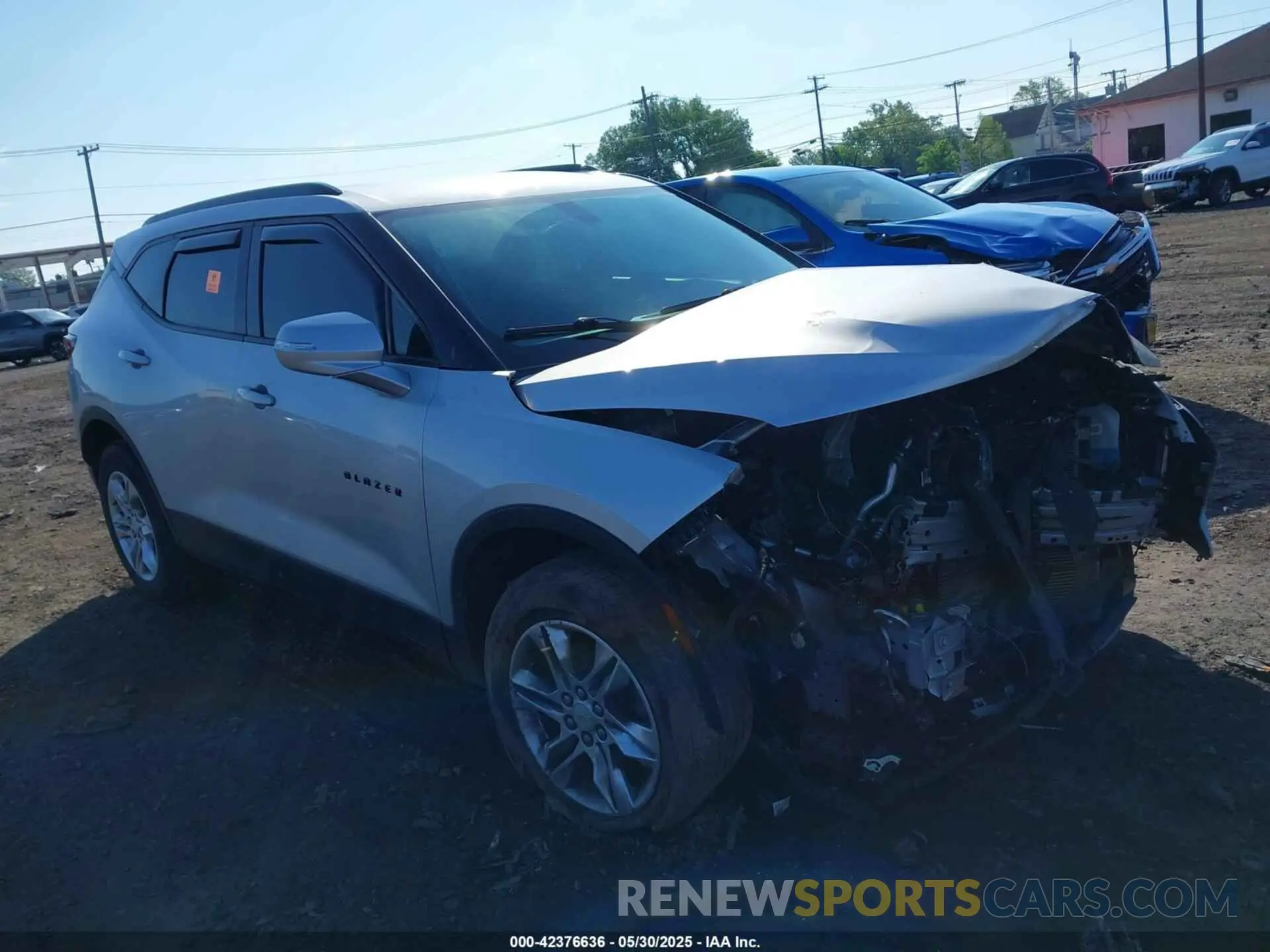 1 Photograph of a damaged car 3GNKBGRS8KS698196 CHEVROLET BLAZER 2019