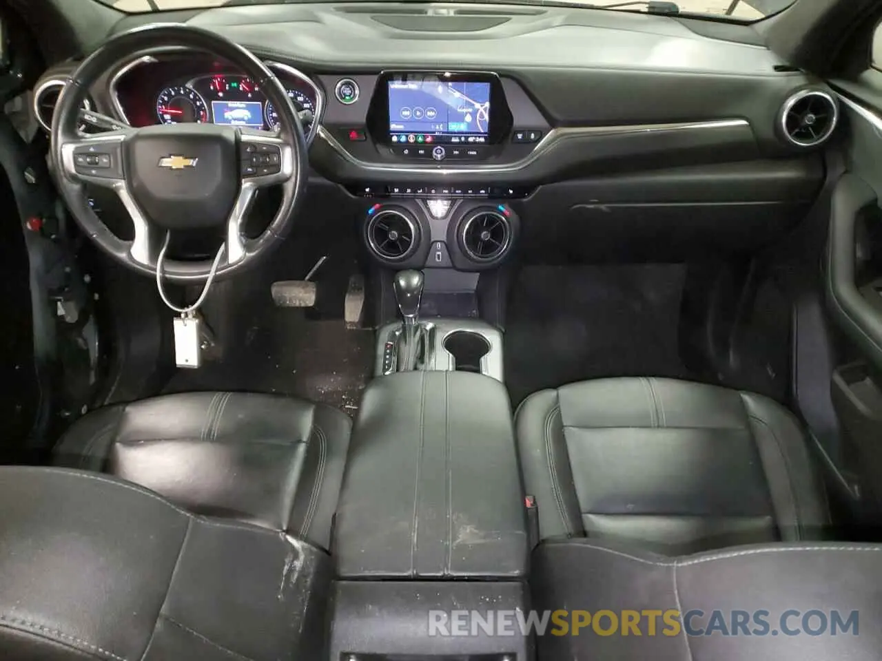 8 Photograph of a damaged car 3GNKBHRS0KS651802 CHEVROLET BLAZER 2019