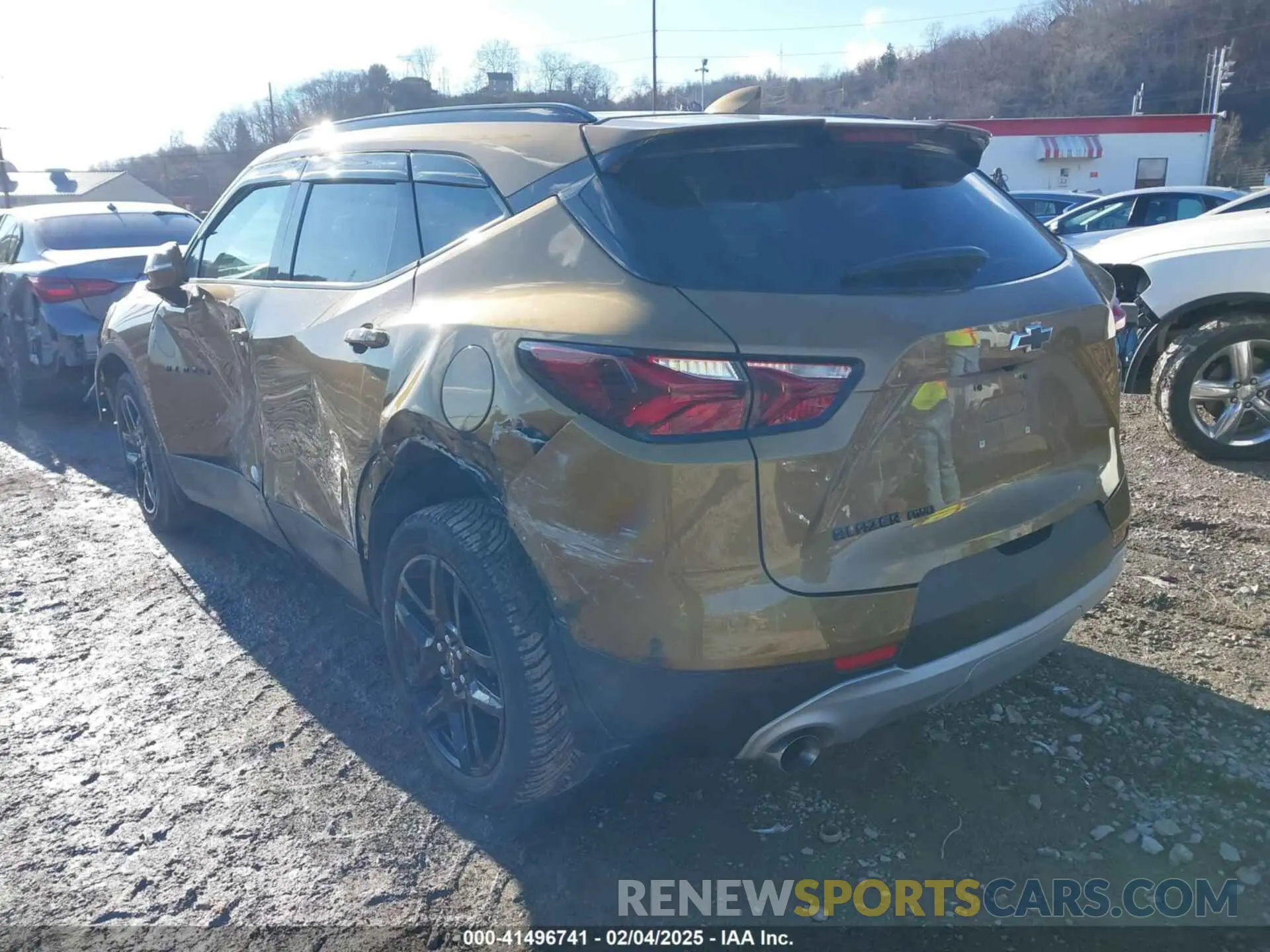 3 Photograph of a damaged car 3GNKBHRS2KS679049 CHEVROLET BLAZER 2019