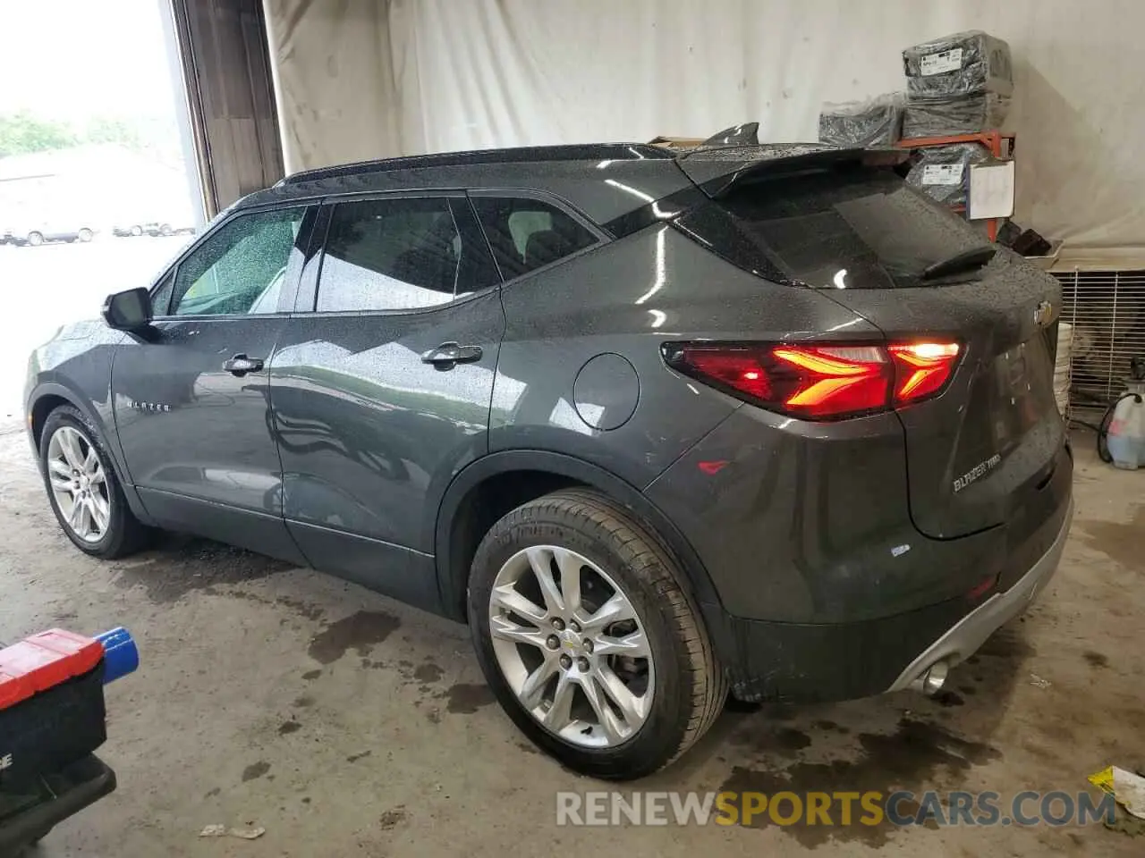 2 Photograph of a damaged car 3GNKBHRS6KS652985 CHEVROLET BLAZER 2019