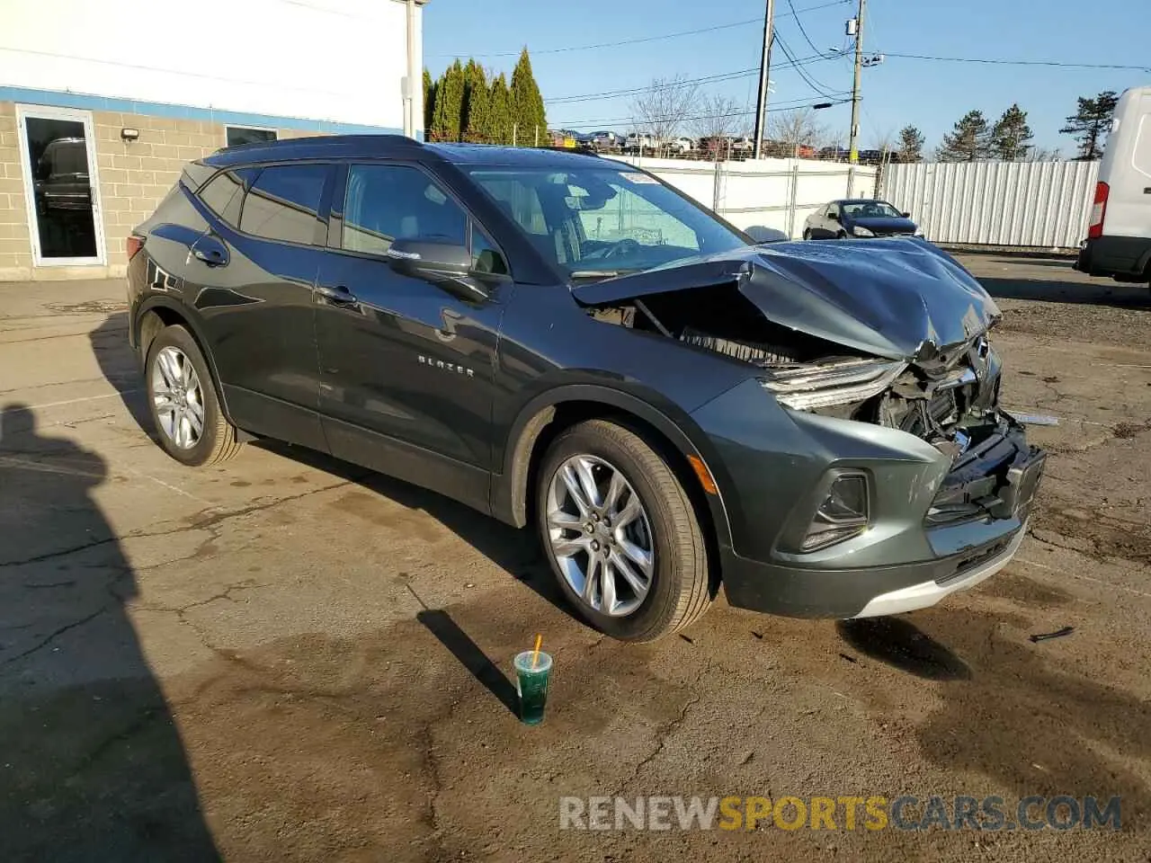 4 Photograph of a damaged car 3GNKBHRS9KS589803 CHEVROLET BLAZER 2019