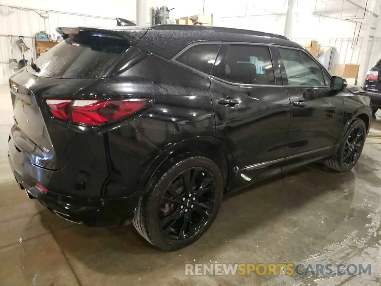 3 Photograph of a damaged car 3GNKBJRS0KS608665 CHEVROLET BLAZER 2019