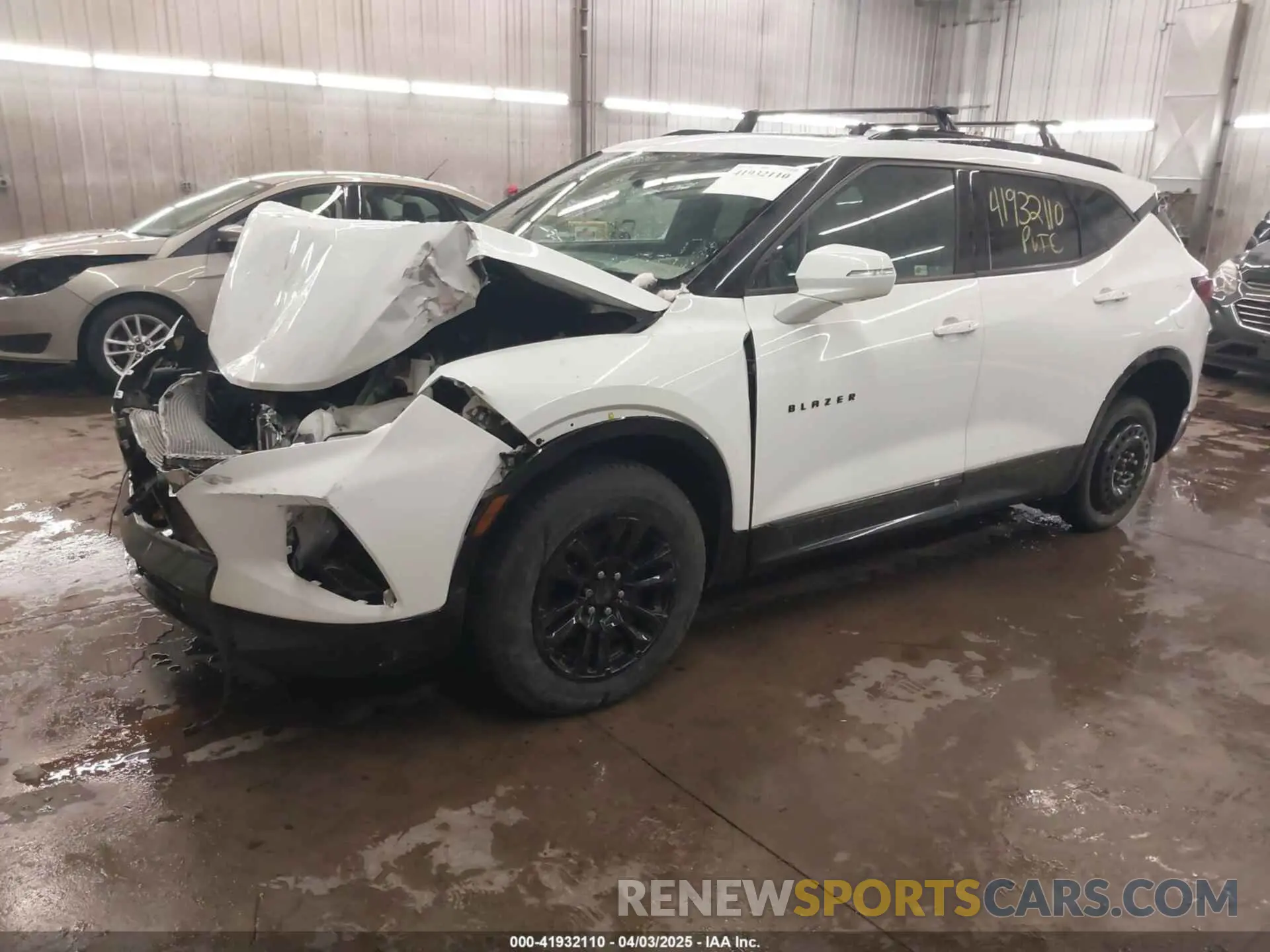 2 Photograph of a damaged car 3GNKBJRS0KS687271 CHEVROLET BLAZER 2019