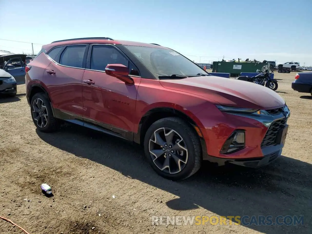 4 Photograph of a damaged car 3GNKBJRS0KS690462 CHEVROLET BLAZER 2019