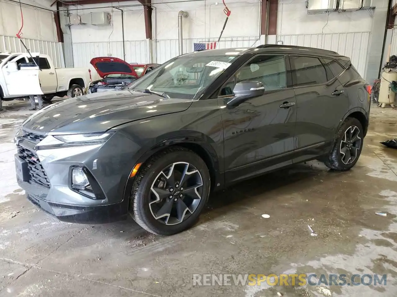 1 Photograph of a damaged car 3GNKBJRS1KS662752 CHEVROLET BLAZER 2019