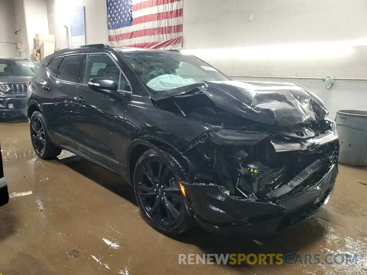 4 Photograph of a damaged car 3GNKBJRS2KS675252 CHEVROLET BLAZER 2019