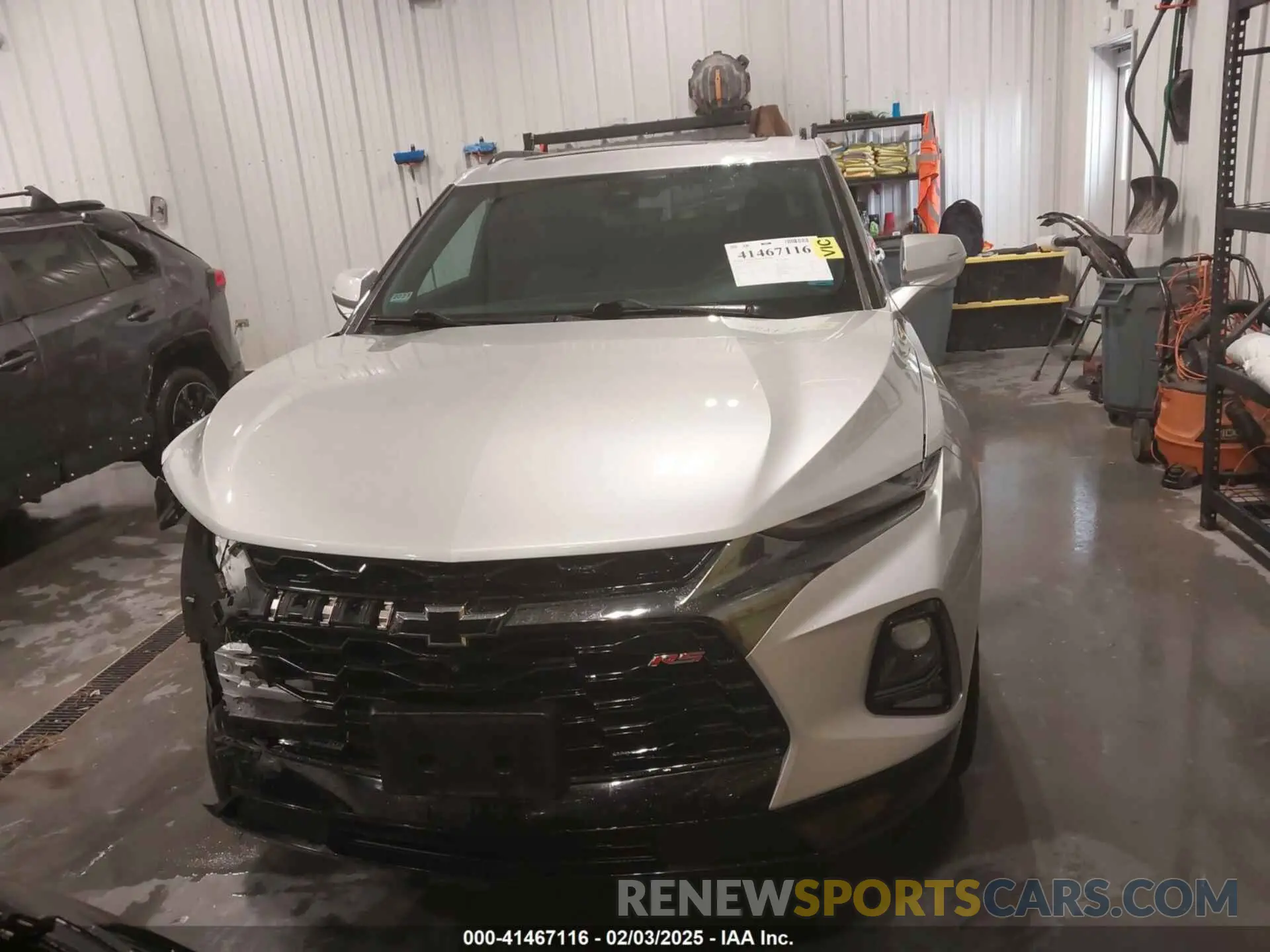 12 Photograph of a damaged car 3GNKBJRS2KS691595 CHEVROLET BLAZER 2019
