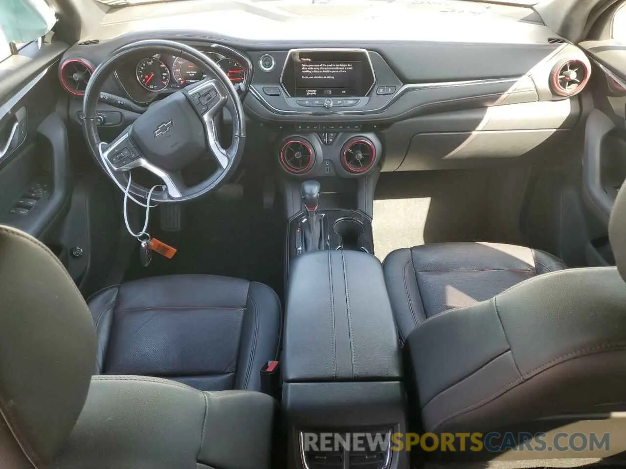 8 Photograph of a damaged car 3GNKBJRS4KS566498 CHEVROLET BLAZER 2019