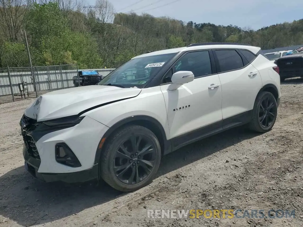 1 Photograph of a damaged car 3GNKBJRS5KS678615 CHEVROLET BLAZER 2019