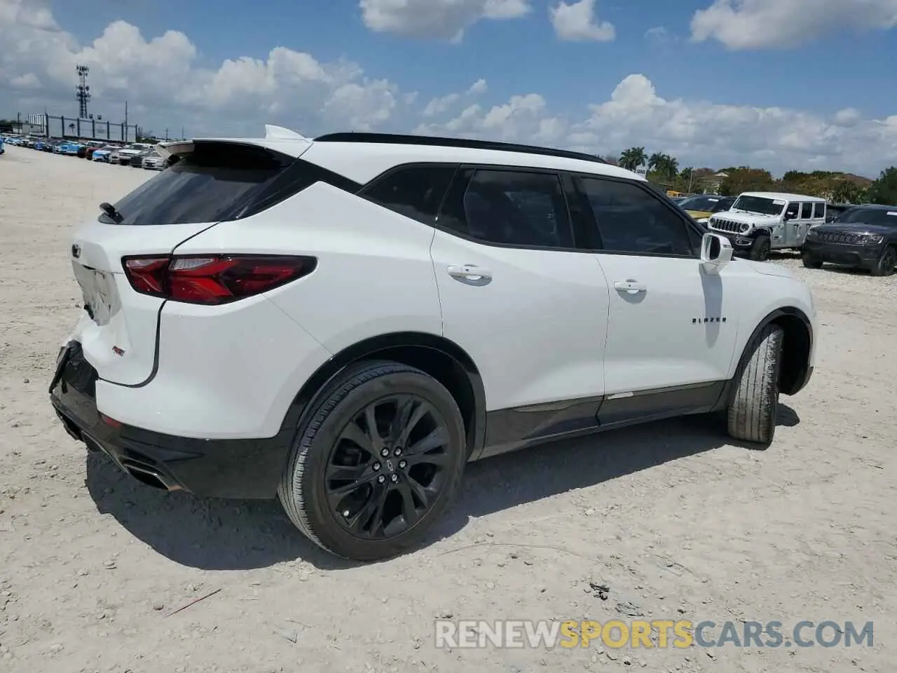 3 Photograph of a damaged car 3GNKBJRS5KS700855 CHEVROLET BLAZER 2019