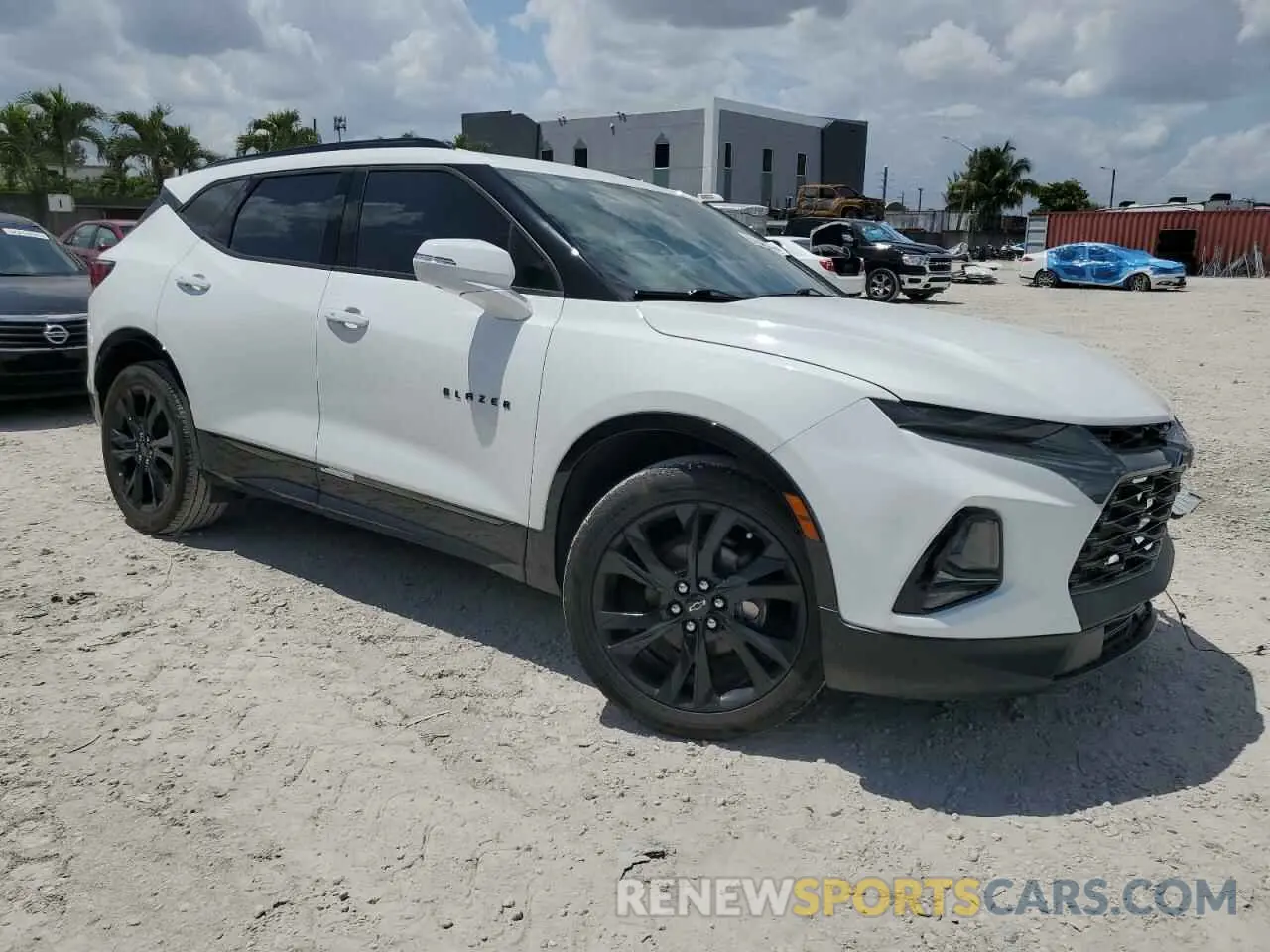 4 Photograph of a damaged car 3GNKBJRS5KS700855 CHEVROLET BLAZER 2019