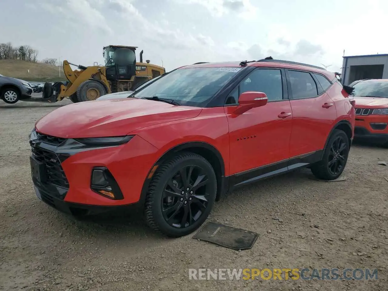 1 Photograph of a damaged car 3GNKBJRS6KS621369 CHEVROLET BLAZER 2019