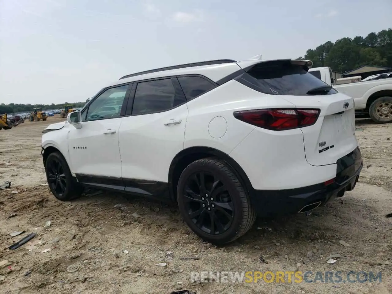 2 Photograph of a damaged car 3GNKBJRS7KS640321 CHEVROLET BLAZER 2019