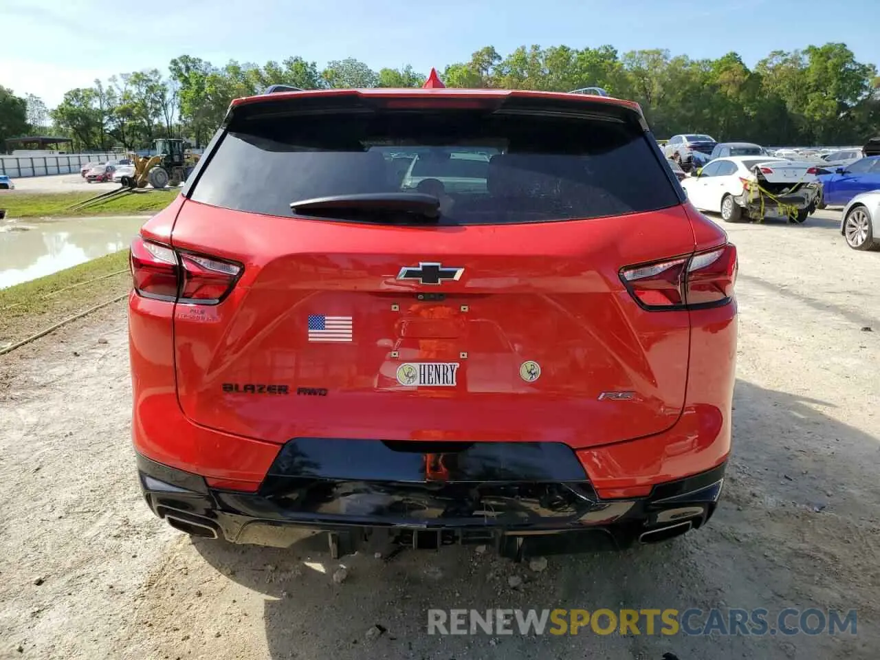 6 Photograph of a damaged car 3GNKBJRS7KS702896 CHEVROLET BLAZER 2019