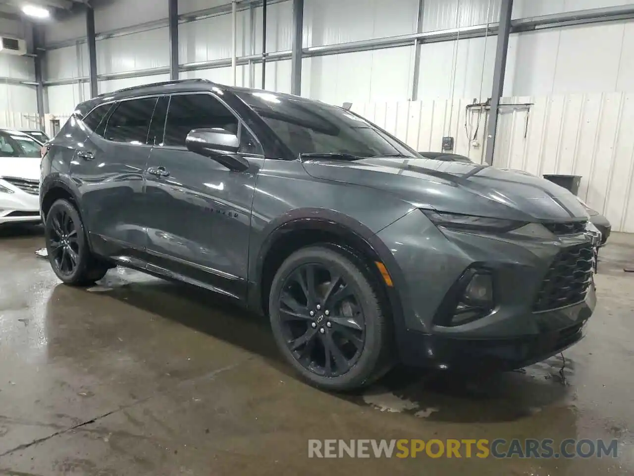 4 Photograph of a damaged car 3GNKBJRS8KS611202 CHEVROLET BLAZER 2019