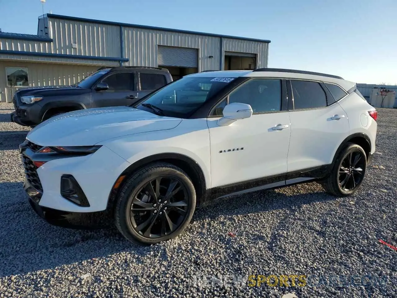 1 Photograph of a damaged car 3GNKBJRS8KS678589 CHEVROLET BLAZER 2019