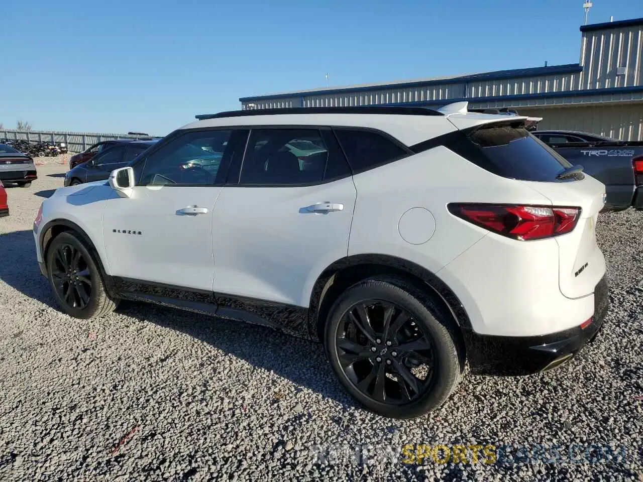 2 Photograph of a damaged car 3GNKBJRS8KS678589 CHEVROLET BLAZER 2019