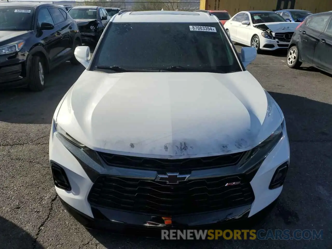 5 Photograph of a damaged car 3GNKBJRSXKS661583 CHEVROLET BLAZER 2019