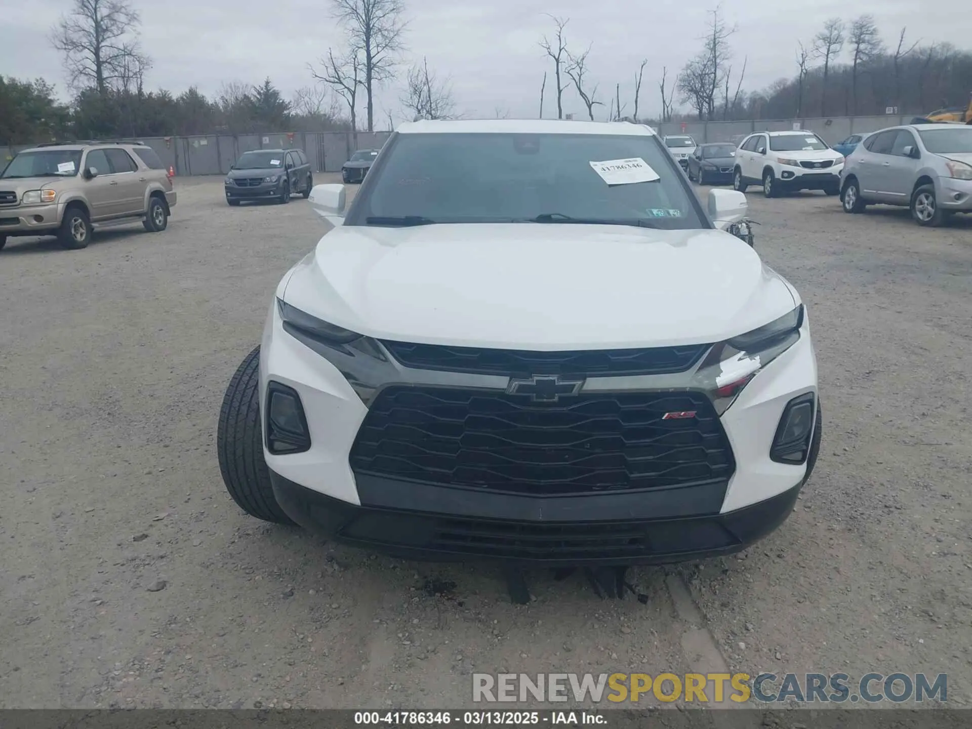 12 Photograph of a damaged car 3GNKBJRSXKS687147 CHEVROLET BLAZER 2019