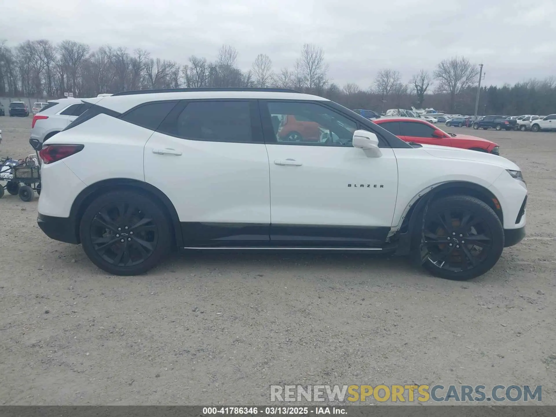 13 Photograph of a damaged car 3GNKBJRSXKS687147 CHEVROLET BLAZER 2019