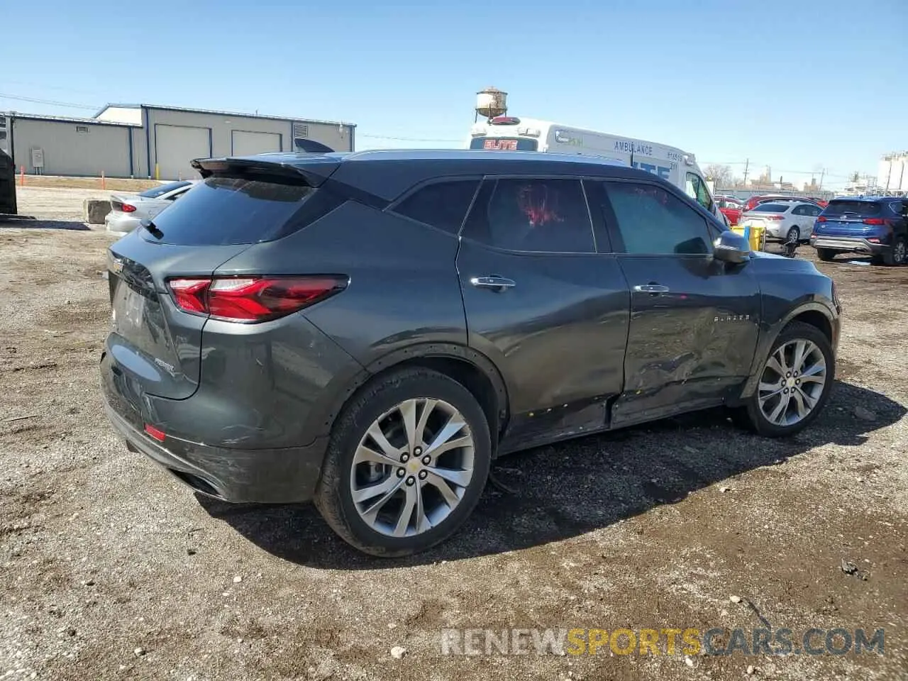 3 Photograph of a damaged car 3GNKBKRS4KS679812 CHEVROLET BLAZER 2019