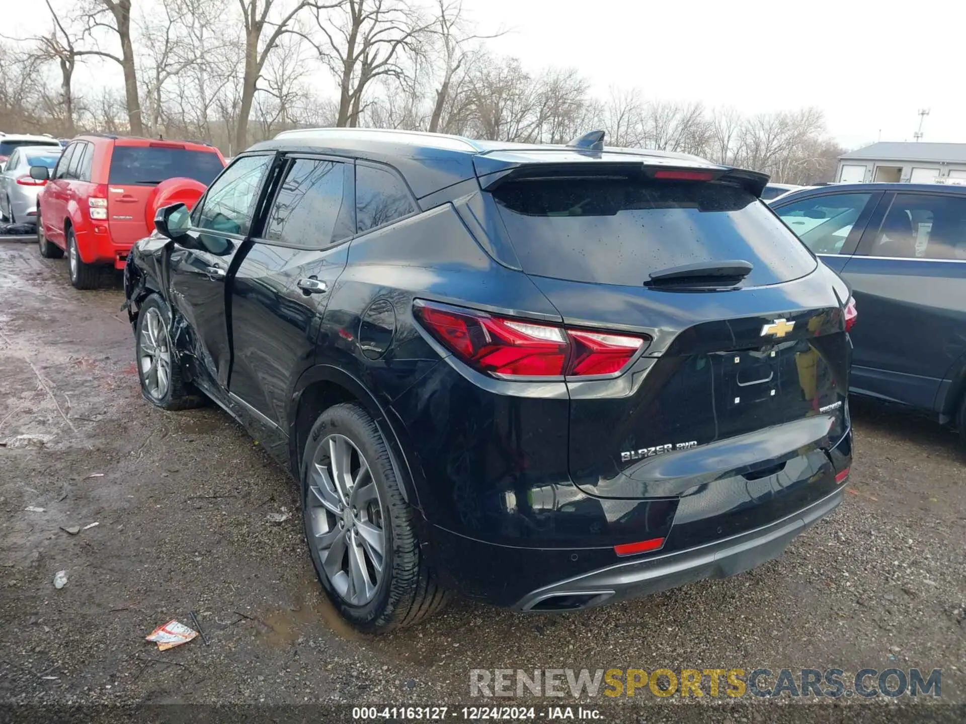 3 Photograph of a damaged car 3GNKBKRS8KS697942 CHEVROLET BLAZER 2019